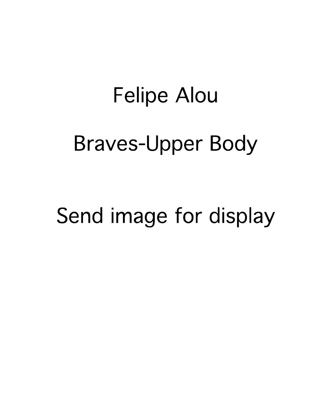 Felipe Alou - Atlanta Braves - upper body - B/W - AlouFelipe-2.png - 8x10