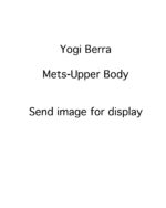 Yogi Berra - New York Mets - upper body - B/W - BerraYogi.jpg - 8x10