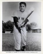 Yogi Berra - New York Yankees - batting - B/W - BerraYogi890.jpg - 8x10