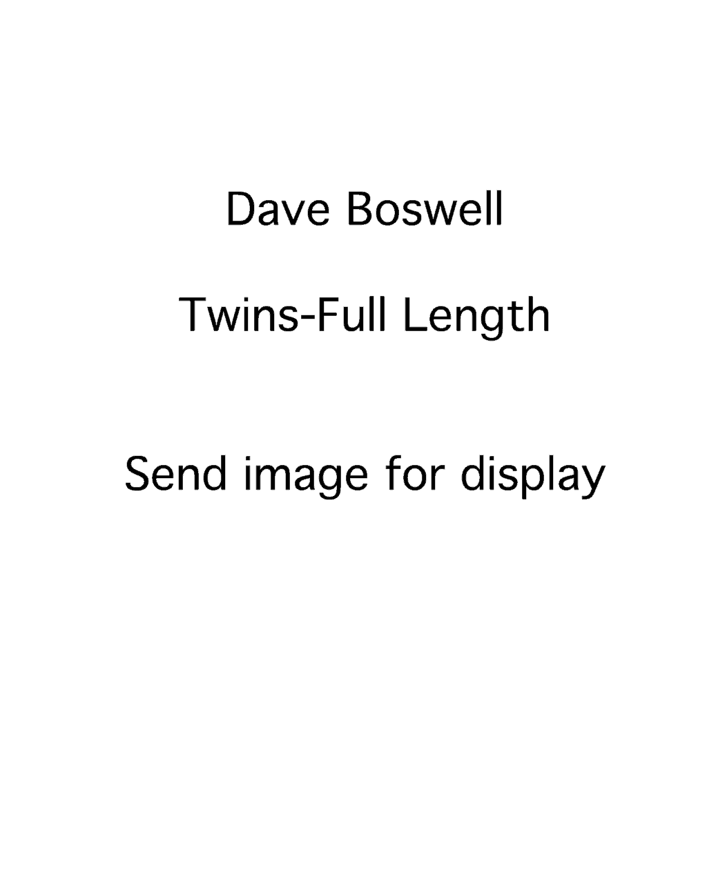 Dave Boswell - Minnesota Twins - full length - B/W - BoswellDave-1.png - 8x10