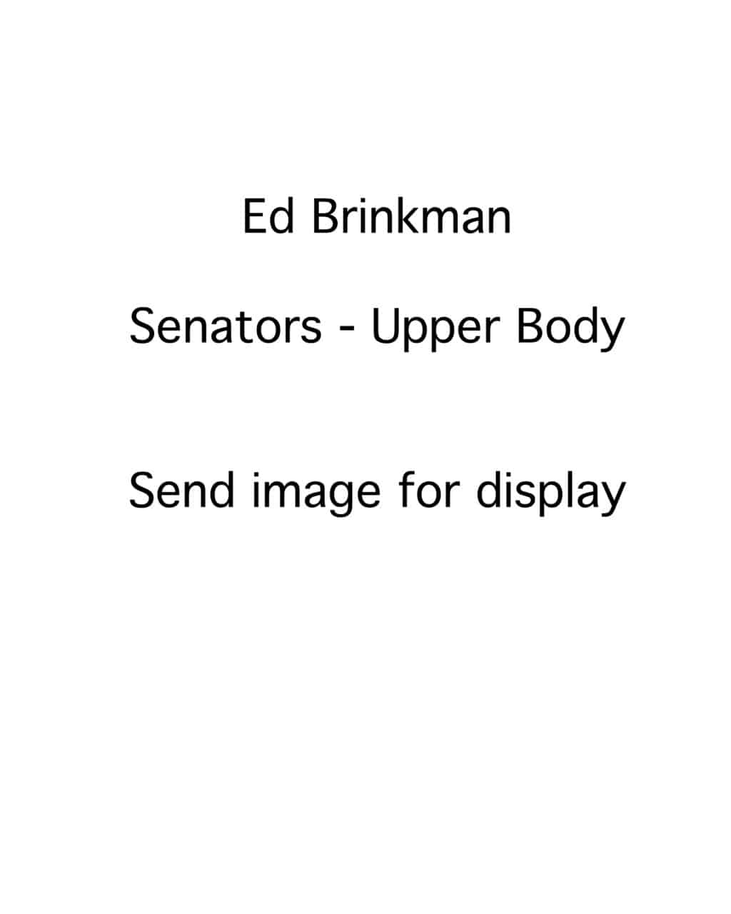 Ed Brinkman - Washington Senators - upper body - B/W - BrinkmanEd.jpg - 8x10