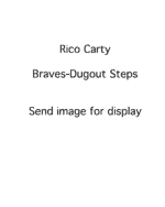 Rico Carty - Milwaukee Brewers - dugout steps - B/W - CartyRico-1.png - 8x10