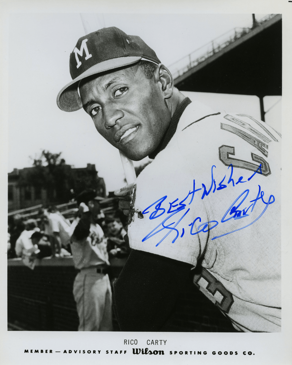 Rico Carty - Milwaukee Brewers - batting - B/W - CartyRico-2.png - 8x10