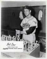 Bob Cerv - Oakland Athletics - at bat rack - B/W - CervBob996.jpg - 8x10