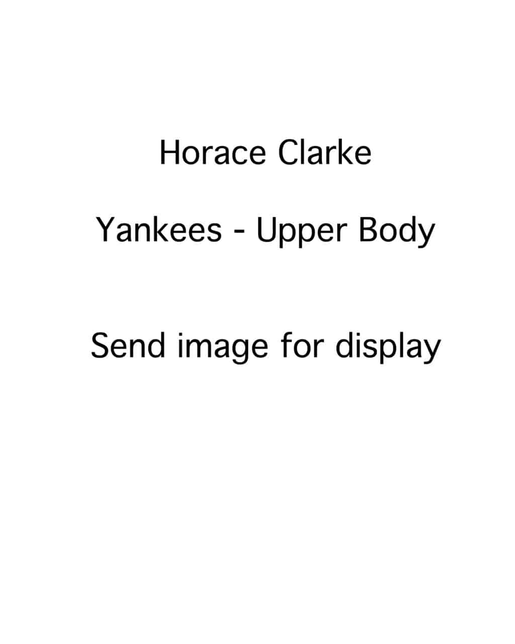 Horace Clarke - New York Yankees - upper body - B/W - ClarkeHorace.jpg - 5x7