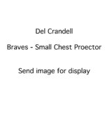 Del Crandall - Atlanta Braves - catching crouch in gear small - B/W - Crandall-4.jpg - 8x10
