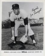 Jim Davenport - San Francisco Giants - fielding - B/W - DavenportJim774.jpg - 8x10