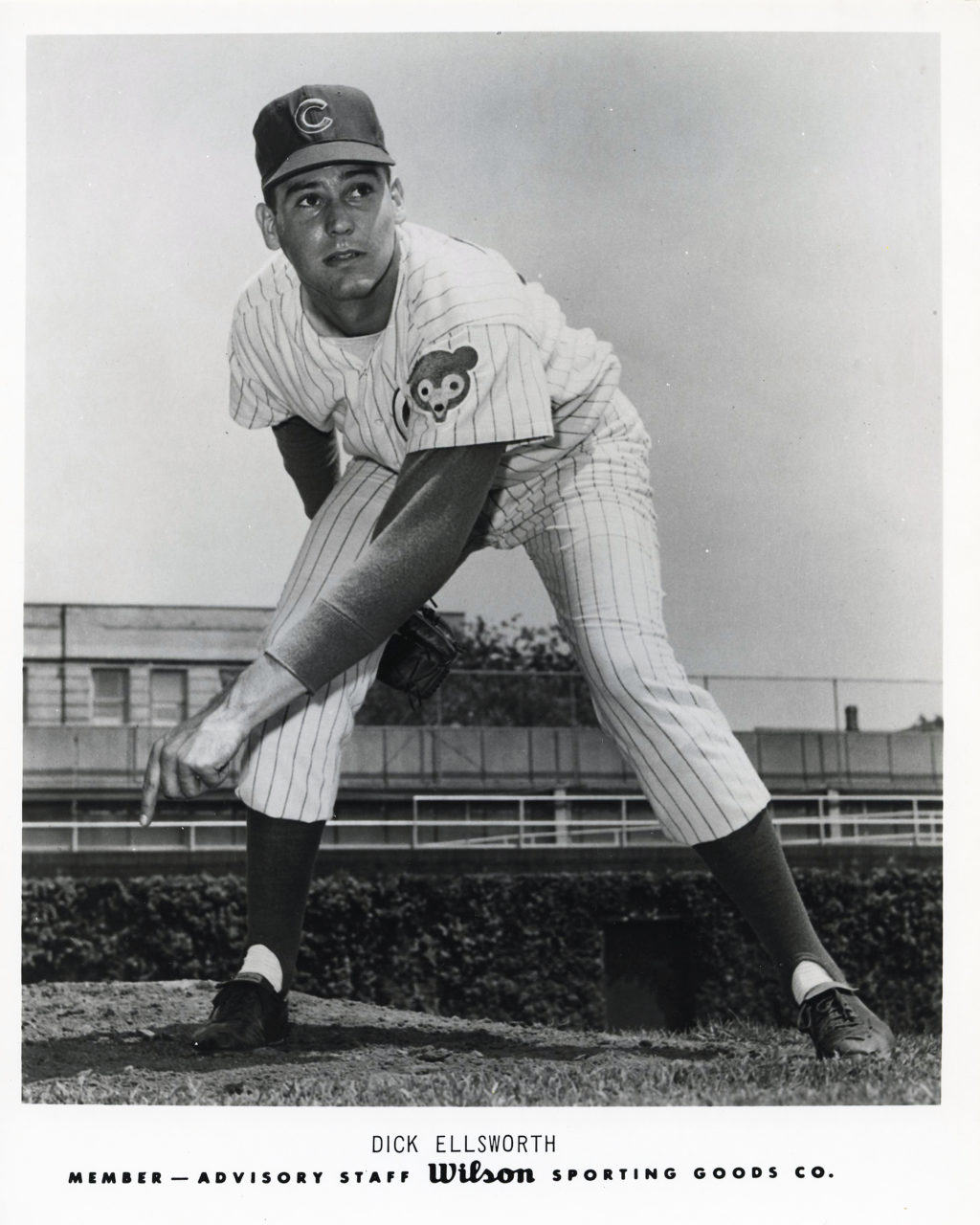 Dick Ellsworth - Chicago Cubs - follow through - B/W - EllsworthDick-1779.jpg - 8x10