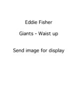 Eddie Fisher - San Francisco Giants - pitching waist up - B/W - FisherEddie.jpg - 8x10