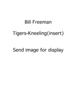 Bill Freehan - Detroit Tigers - kneeling - B/W - FreemanBill02.jpg - 8x10