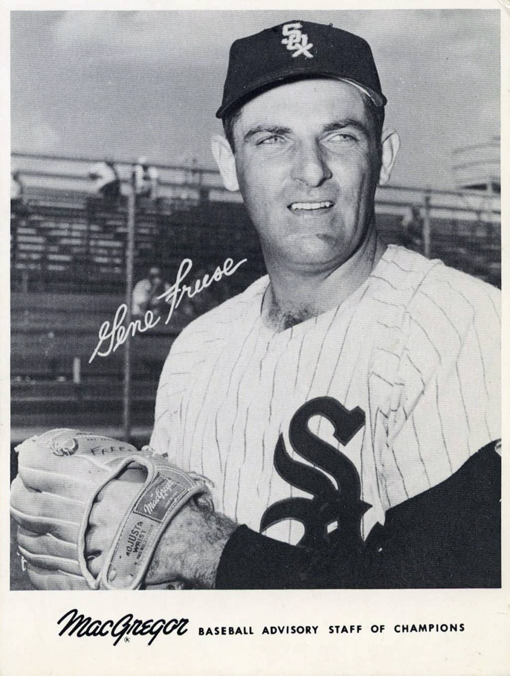 Gene Freese - Chicago White Sox - Upper body - B/W - FreeseGene.jpg - 4x5