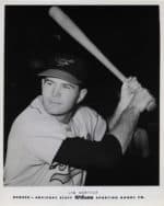 Jim Gentile - Baltimore Orioles - batting - B/W - GentileJim790.jpg - 8x10