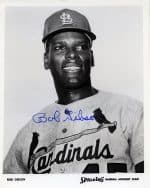 Bob Gibson - St. Louis Cardinals - head - B/W - GibsonBob920.jpg - 8x10
