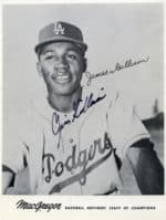 Jim Gilliam - Los Angeles Dodgers - Upper body - B/W - GilliamJim.jpg - 4x5