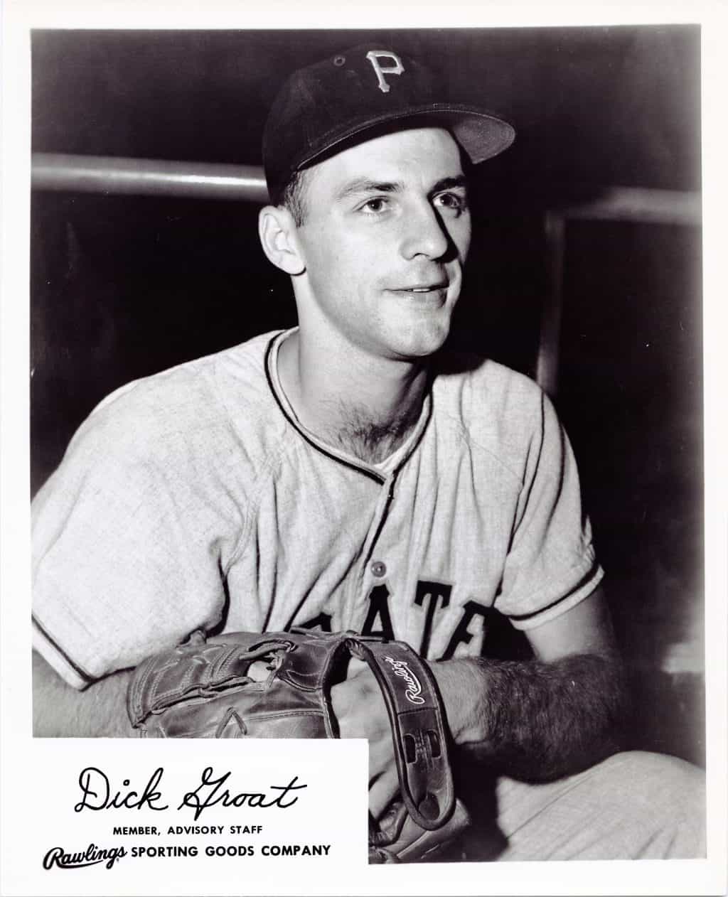 Dick Groat - Pittsburgh Pirates - upper body - B/W - GroatDick-2013.jpg - 8x10