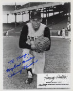 Harvey Haddix - Pittsburgh Pirates - kneeling - B/W - HaddixHarvey1016.jpg - 8x10