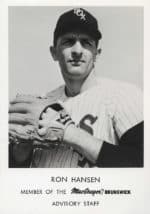 Ron Hansen - Chicago White Sox - Upper body - B/W - HansenRon.jpg - 3.5x5
