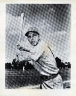 Gil Hodges - Los Angeles Dodgers - batting stance - B/W - HodgesGil1169.jpg - 8x10