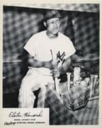 Elston Howard - New York Yankees - Batrack - B/W - HowardElston-1020.jpg - 8x10