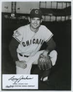 Larry Jackson - Chicago Cubs - kneeling - B/W - JacksonLarry-2025.jpg - 8x10