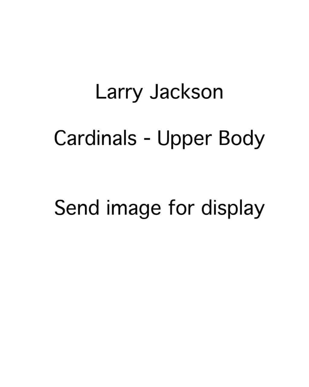 Larry Jackson - St. Louis Cardinals - upper body - B/W - JacksonLarry-3.jpg - 8x10