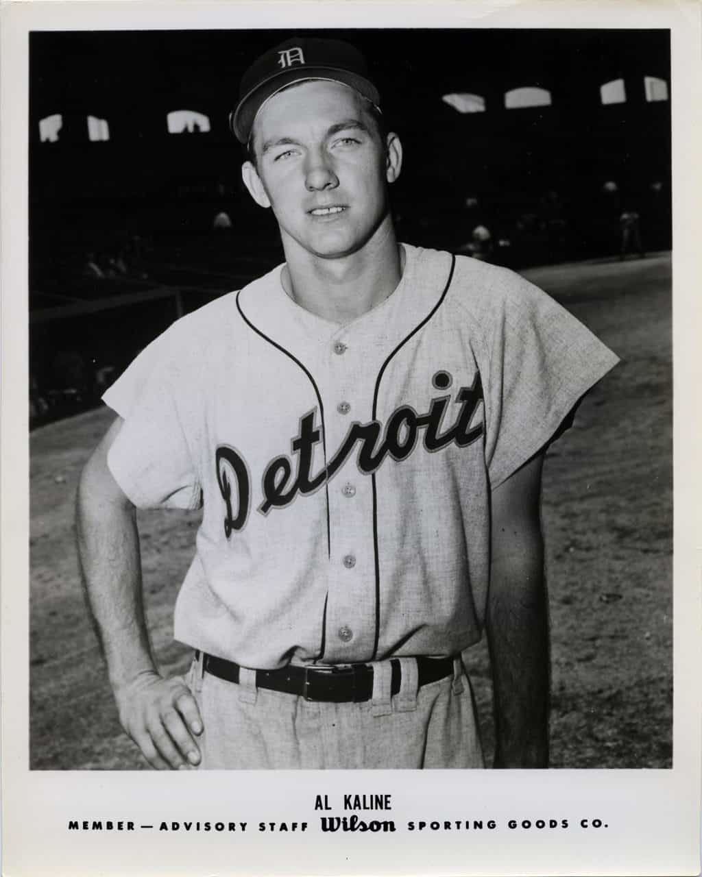 Al Kaline - Detroit Tigers - upper body - B/W - KalineAl-2.jpg - 8x10