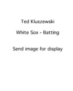 Ted Kluszewski - Chicago White Sox - batting - B/W - KluszewskiTed-1.jpg - 8x10