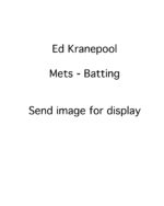 Ed Kranepool - New York Mets - batting - Color - KranepoolEd.jpg - 8x10