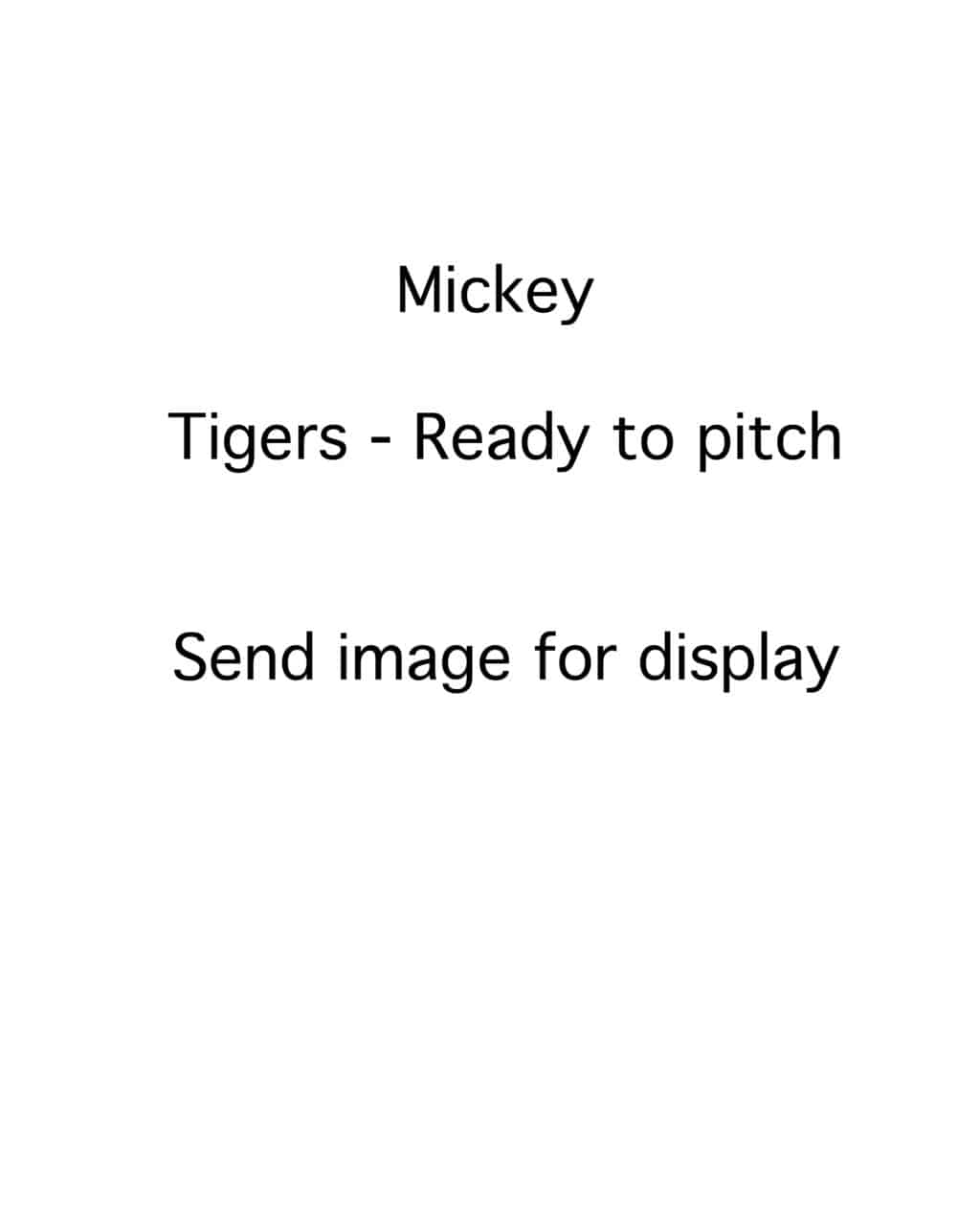 Mickey Lolich - Detroit Tigers - ready to pitch - B/W - LolichMickey.jpg - 8x10