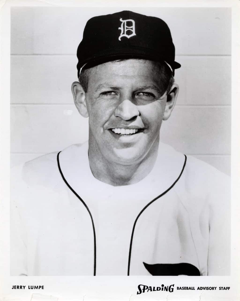 Jerry Lumpe - Detroit Tigers - upper body - B/W - LumpeJerry-1935.jpg - 8x10