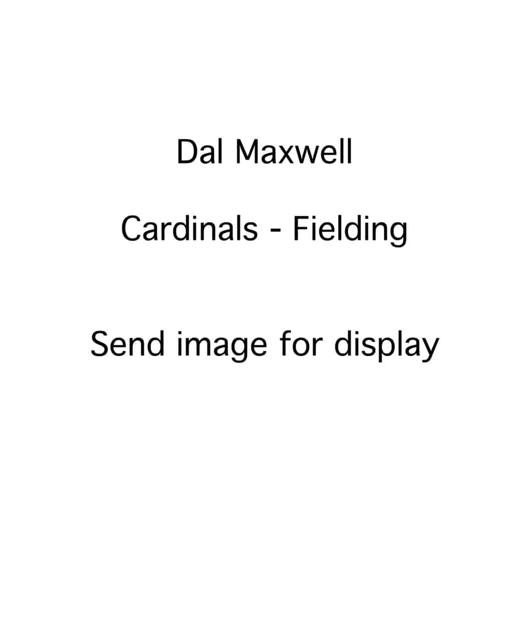 Dal Maxvill - St. Louis Cardinals - fielding - B/W - MaxwellDal.jpg - 8x10