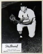Stan Musial - St. Louis Cardinals - upper body - B/W - MusialStan-3.jpg - 8x10
