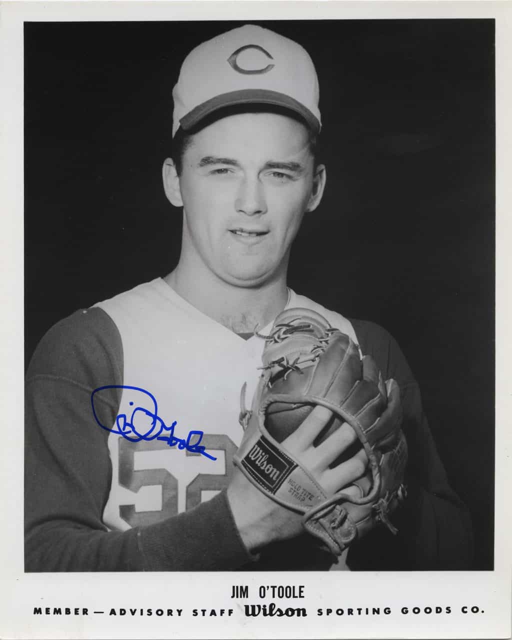 Jim O’Toole - Cincinatti Reds - waist up - B/W - O'TooleJim-3833.jpg - 8x10