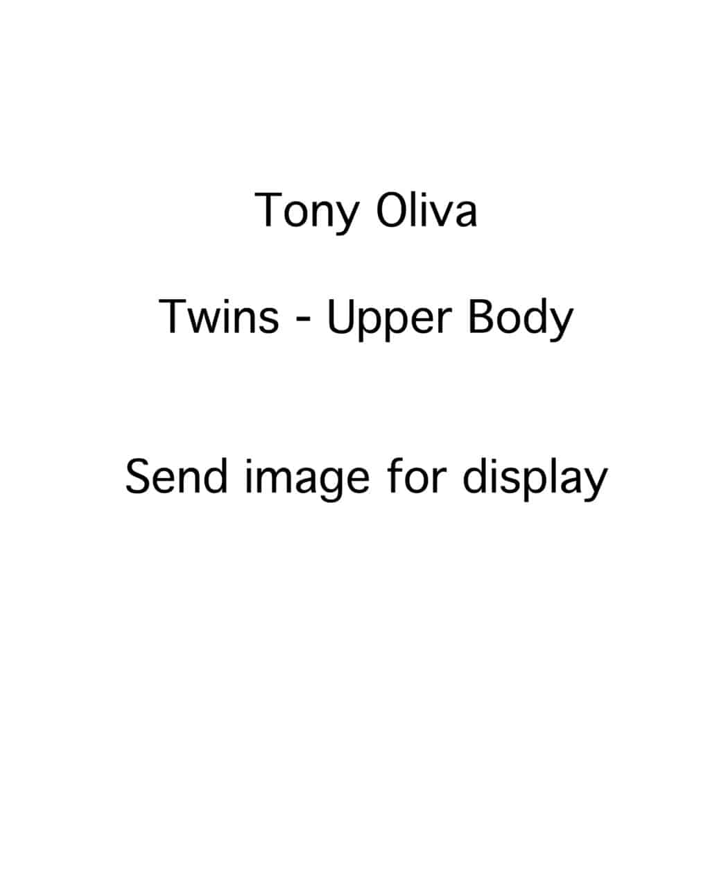 Tony Oliva - Minnesota Twins - upper body - B/W - OlivaTony-2.jpg - 8x10