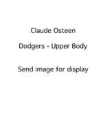 Claude Osteen - Los Angeles Dodgers - Upper body - B/W - OsteenClaude-2.jpg - 8x10