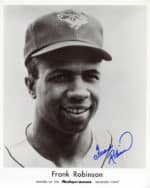 Frank Robinson - Baltimore Orioles - portrait - B/W - RobinsonFrank129.jpg - 8x10