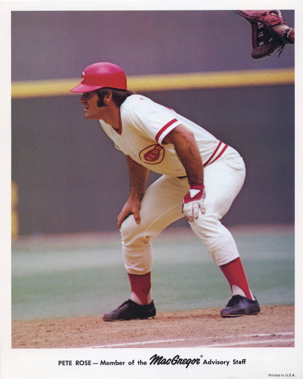 Pete Rose - Cincinatti Reds - lead off - COLOR - RosePete-1130.jpg - 8x10