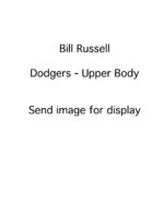 Bill Russell - Los Angeles Dodgers - upper body - B/W - RussellBill.jpg - 5x7