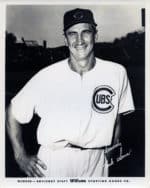 Hank Sauer - Chicago Cubs - head - B/W - SauerHank851.jpg - 8x10