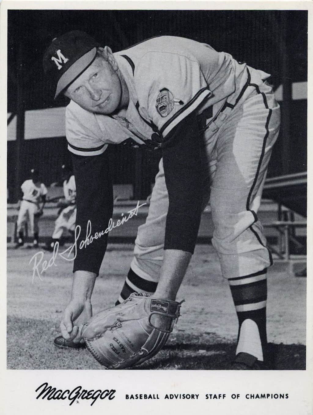 Red Schoedienst - Atlanta Braves - Fielding - B/W - SchoendienstRed.jpg - 4x5