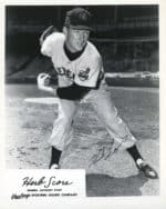Herb Score - Cleveland Indians - pitching - B/W - ScoreHerb079.jpg - 8x10