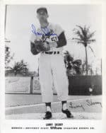 Larry Sherry - Los Angeles Dodgers - full length - B/W - SherryLarry853.jpg - 8x10