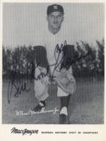 Bill Skowron - New York Yankees - Fielding - B/W - SkowronMoose.jpg - 4x5