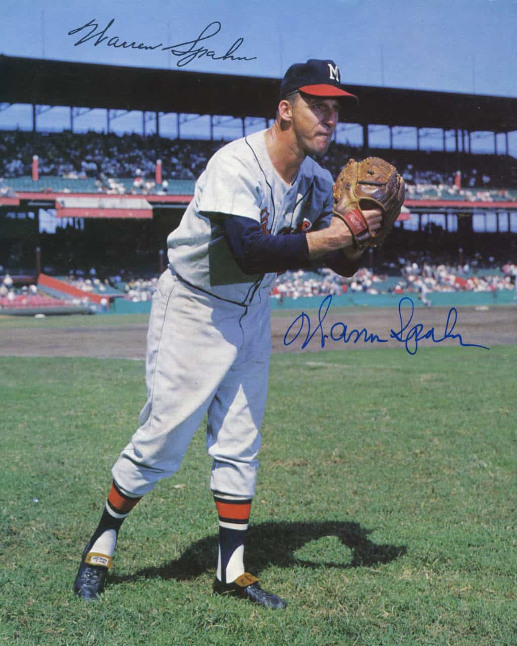 Warren Spahn - Atlanta Braves - Full length - Color - SpahnWarren-2090.jpg - 8x10