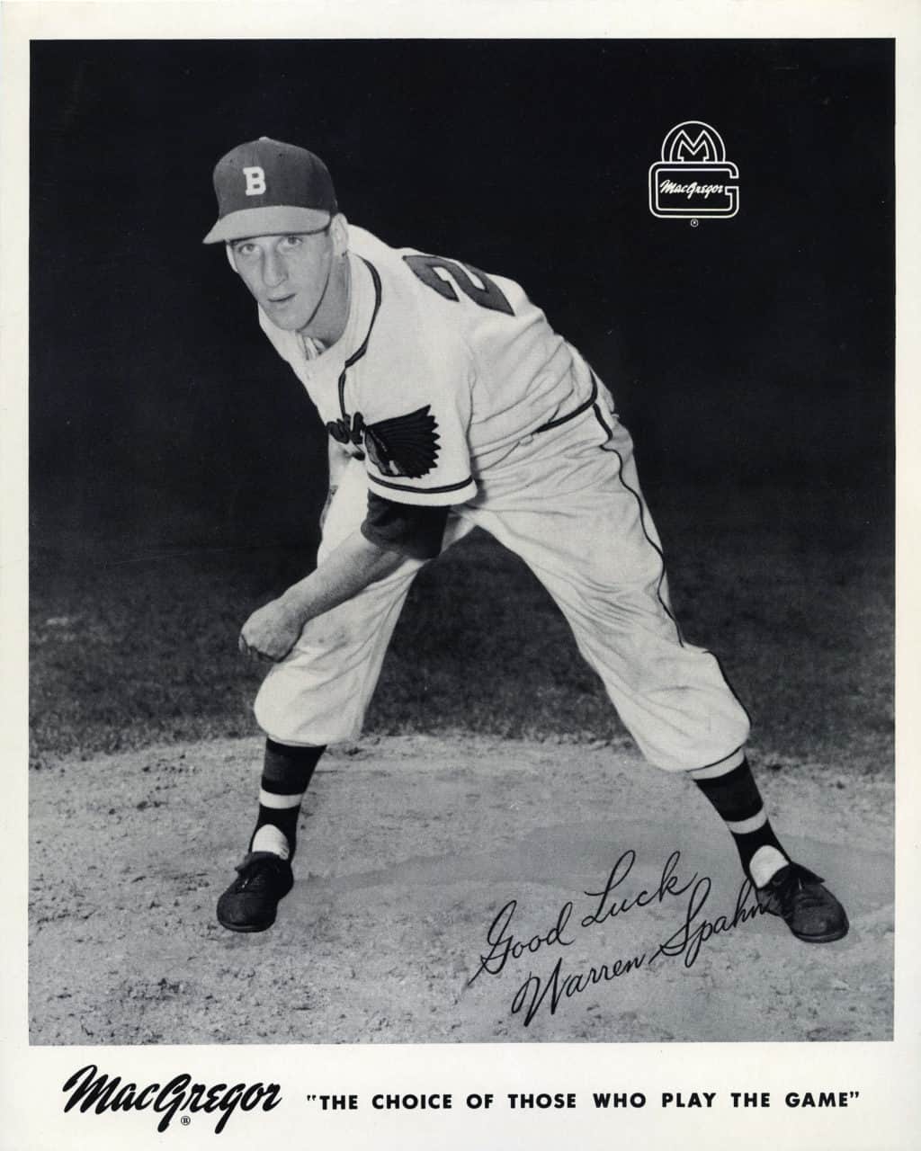 Warren Spahn - Boston Braves - follow through - B/W - SpahnWarren132.jpg - 8x10