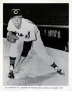 Dick Stigman - Cleveland Indians - follow through - B/W - StigmanDick957.jpg - 8x10