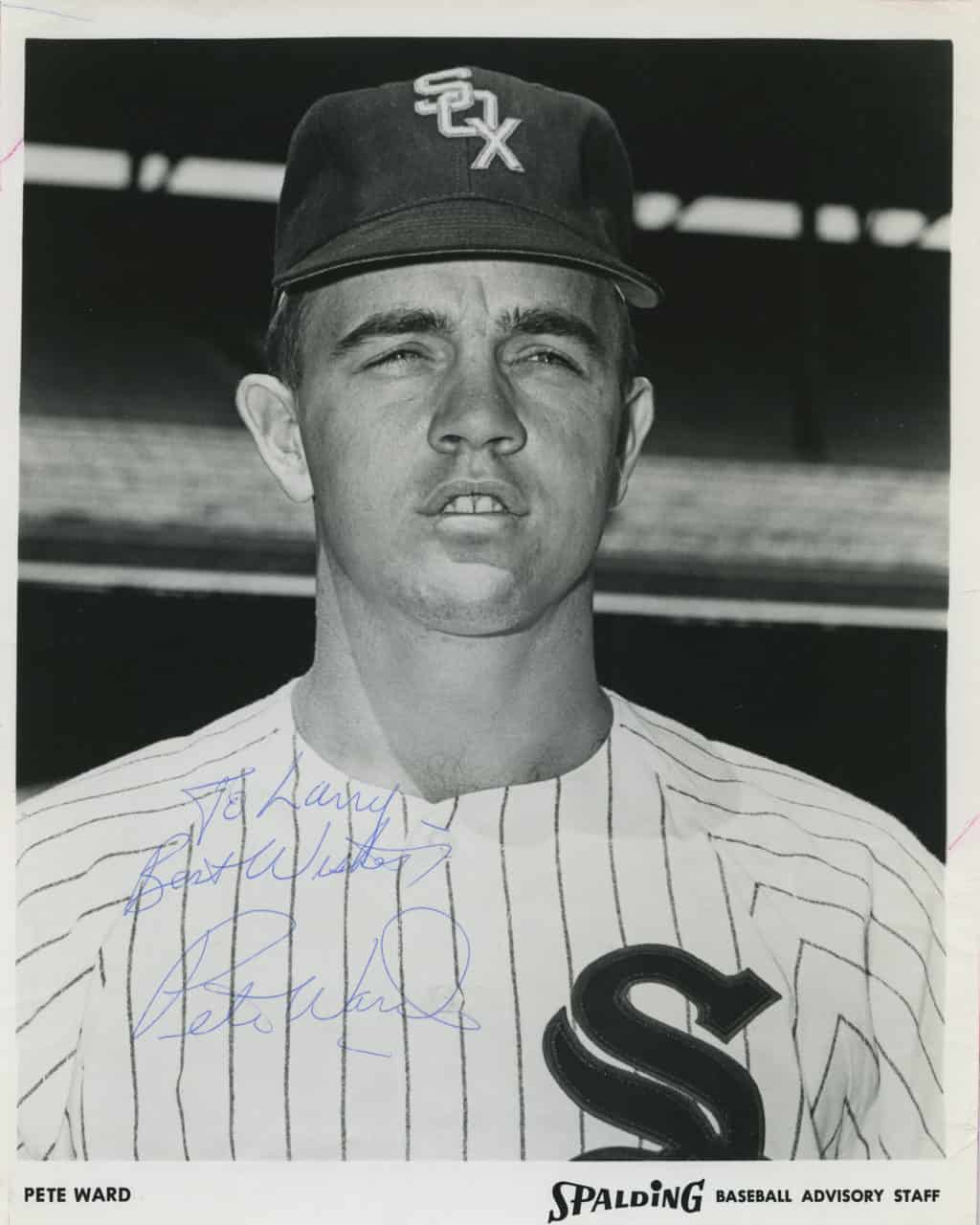 Pete Ward - Chicago White Sox - portrait - B/W - WardPete961.jpg - 8x10