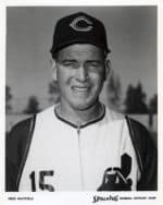 Fred Whitfield - Cleveland Indians - portrait - B/W - WhitfieldFred962.jpg - 8x10