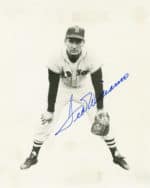 Ted Williams - Boston Red Sox - full hands on knees - B/W - WilliamsTed867.jpg - 8x10