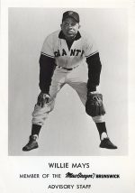 Willie Mays - San Francisco Giants - upper body - B/W - MaysWillie35.jpg - 3.5x5